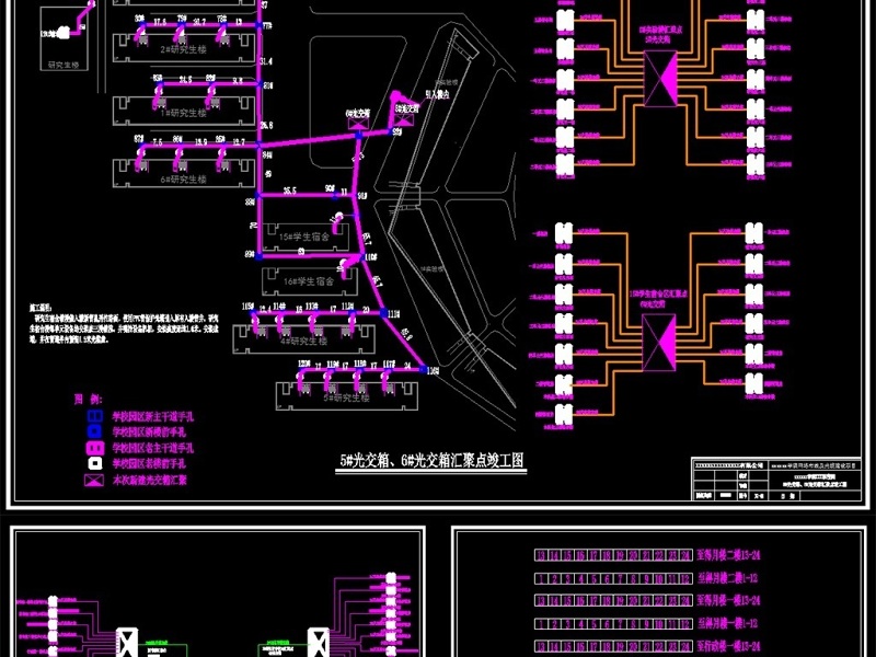 原创大学信息化网络<a href=https://www.yitu.cn/su/8010.html target=_blank class=infotextkey>平台</a>建设校区光缆路由竣工图-版权<a href=https://www.yitu.cn/su/7381.html target=_blank class=infotextkey>可商用</a>