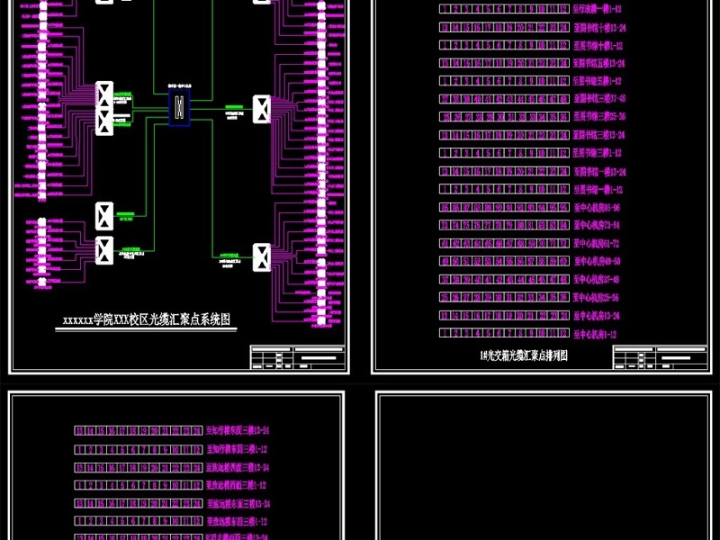 原创大学信息化网络<a href=https://www.yitu.cn/su/8010.html target=_blank class=infotextkey>平台</a>建设校区光缆路由竣工图-版权<a href=https://www.yitu.cn/su/7381.html target=_blank class=infotextkey>可商用</a>