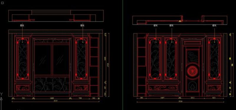 原创整木家居传统中式家具素材cad图库大全-版权<a href=https://www.yitu.cn/su/7381.html target=_blank class=infotextkey>可商用</a>