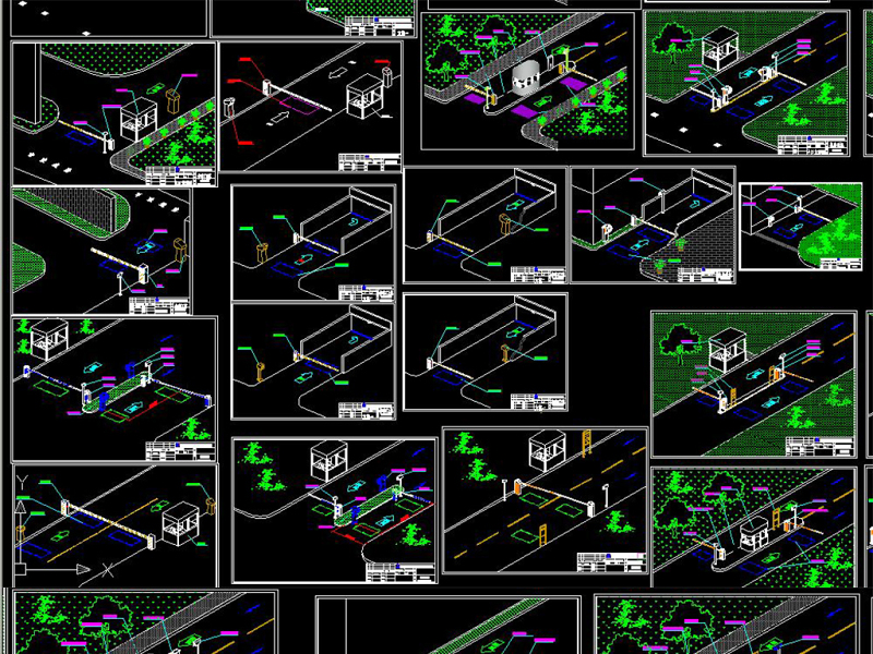 原创<a href=https://www.yitu.cn/sketchup/tingchechang/index.html target=_blank class=infotextkey><a href=https://www.yitu.cn/su/7668.html target=_blank class=infotextkey>停车场</a></a>出入口设备位置图-版权<a href=https://www.yitu.cn/su/7381.html target=_blank class=infotextkey>可商用</a>