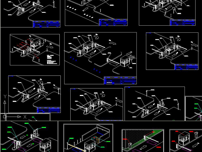 原创<a href=https://www.yitu.cn/sketchup/tingchechang/index.html target=_blank class=infotextkey><a href=https://www.yitu.cn/su/7668.html target=_blank class=infotextkey>停车场</a></a>出入口设备位置图-版权<a href=https://www.yitu.cn/su/7381.html target=_blank class=infotextkey>可商用</a>