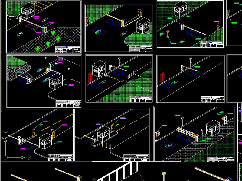 原创<a href=https://www.yitu.cn/sketchup/tingchechang/index.html target=_blank class=infotextkey><a href=https://www.yitu.cn/su/7668.html target=_blank class=infotextkey>停车场</a></a>出入口设备位置图-版权<a href=https://www.yitu.cn/su/7381.html target=_blank class=infotextkey>可商用</a>