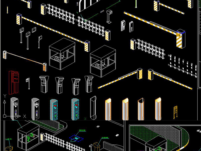 原创<a href=https://www.yitu.cn/sketchup/tingchechang/index.html target=_blank class=infotextkey><a href=https://www.yitu.cn/su/7668.html target=_blank class=infotextkey>停车场</a></a>出入口设备位置图-版权<a href=https://www.yitu.cn/su/7381.html target=_blank class=infotextkey>可商用</a>