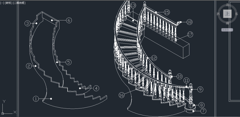 原创弧形实木<a href=https://www.yitu.cn/sketchup/louti/index.html target=_blank class=infotextkey><a href=https://www.yitu.cn/su/6782.html target=_blank class=infotextkey><a href=https://www.yitu.cn/su/8159.html target=_blank class=infotextkey>楼</a>梯</a></a>cad图-版权<a href=https://www.yitu.cn/su/7381.html target=_blank class=infotextkey>可商用</a>