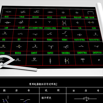 原创CAD电气符号图形图例图块超全合集-版权可商用