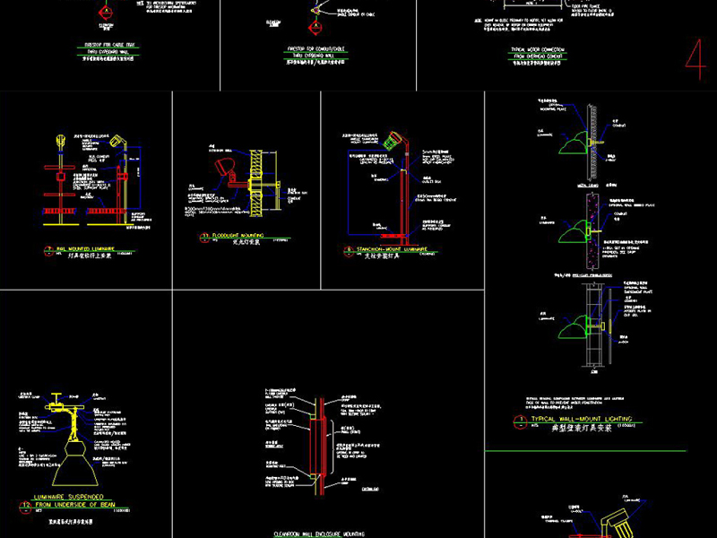 原创CAD建筑电气施工常用节点详图汇总（<a href=https://www.yitu.cn/su/6952.html target=_blank class=infotextkey><a href=https://www.yitu.cn/su/8137.html target=_blank class=infotextkey>桥</a>架</a>、线管、机电设备）-版权<a href=https://www.yitu.cn/su/7381.html target=_blank class=infotextkey>可商用</a>