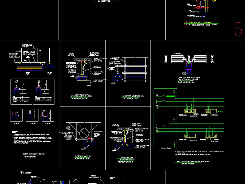 原创CAD建筑电气施工常用节点详图汇总（<a href=https://www.yitu.cn/su/6952.html target=_blank class=infotextkey><a href=https://www.yitu.cn/su/8137.html target=_blank class=infotextkey>桥</a>架</a>、线管、机电设备）-版权<a href=https://www.yitu.cn/su/7381.html target=_blank class=infotextkey>可商用</a>
