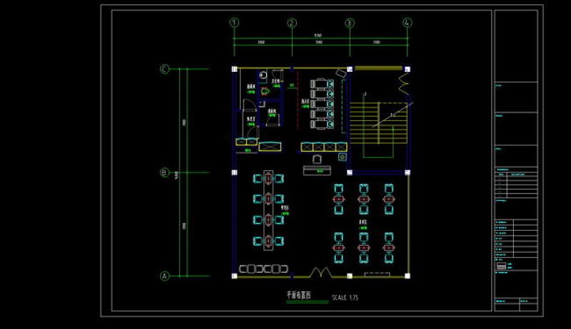 原创全套理发店CAD<a href=https://www.yitu.cn/su/7392.html target=_blank class=infotextkey>平面</a>图