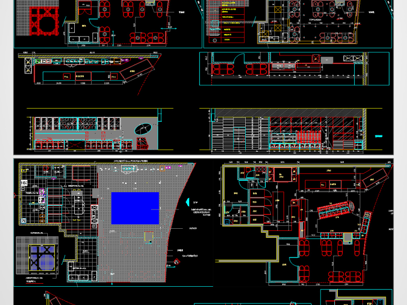 原创面包店CAD全套<a href=https://www.yitu.cn/su/7392.html target=_blank class=infotextkey>平面</a>装修图-版权<a href=https://www.yitu.cn/su/7381.html target=_blank class=infotextkey>可商用</a>