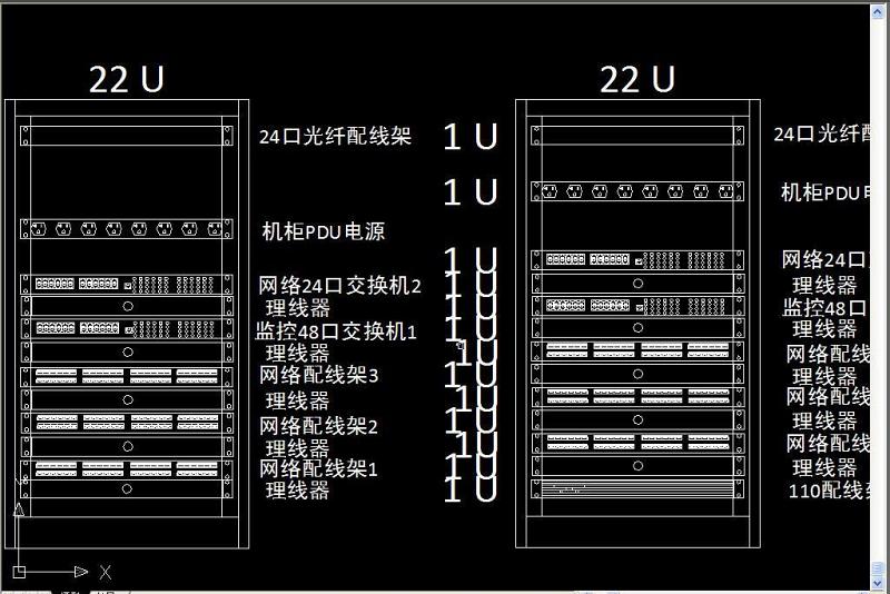 原创弱电机柜CAD<a href=https://www.yitu.cn/su/7937.html target=_blank class=infotextkey>图纸</a>-版权<a href=https://www.yitu.cn/su/7381.html target=_blank class=infotextkey>可商用</a>