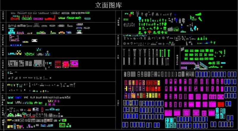 CAD常用素材图库