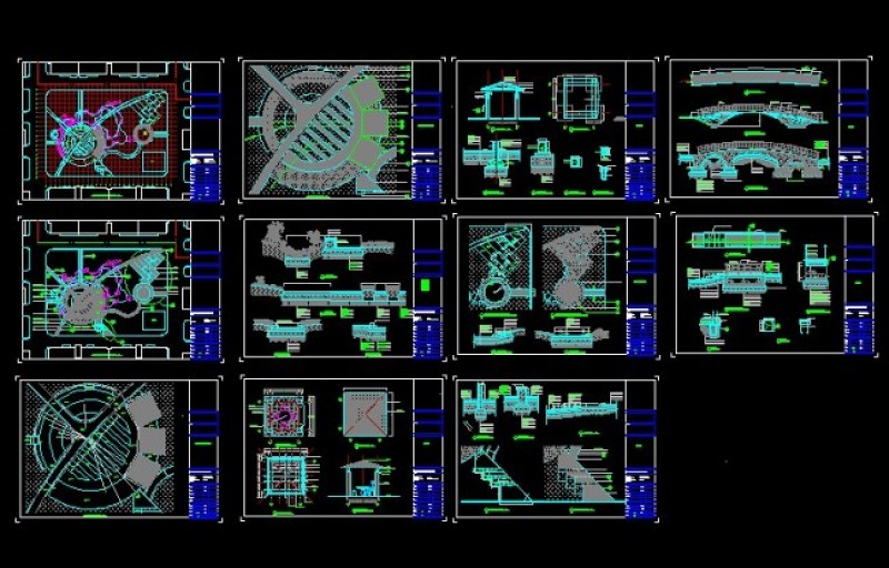 小广场全套施工图