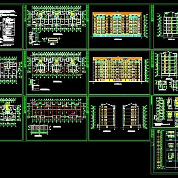 单元式多层住宅建筑施工图