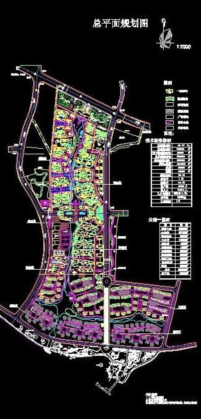 居住区cad<a href=https://www.yitu.cn/su/7392.html target=_blank class=infotextkey>平面</a>规划图图片