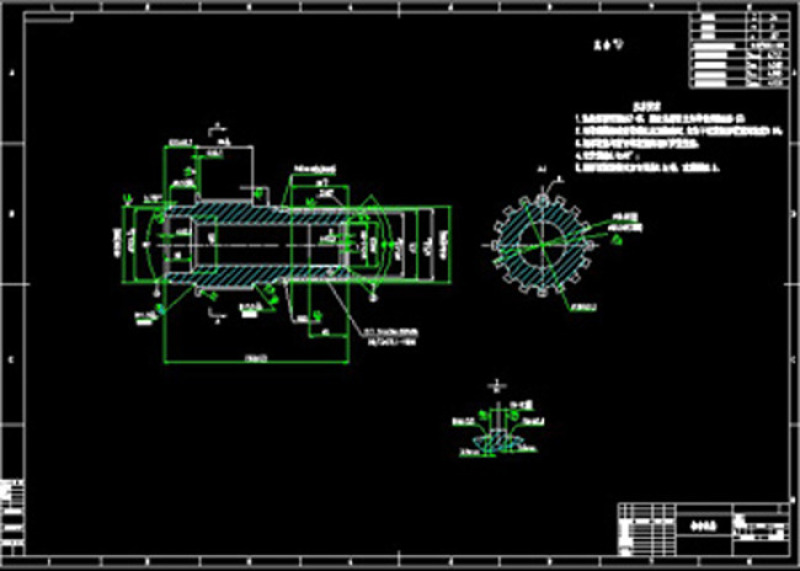 直齿圆柱齿轮CAD<a href=https://www.yitu.cn/su/7937.html target=_blank class=infotextkey>图纸</a>