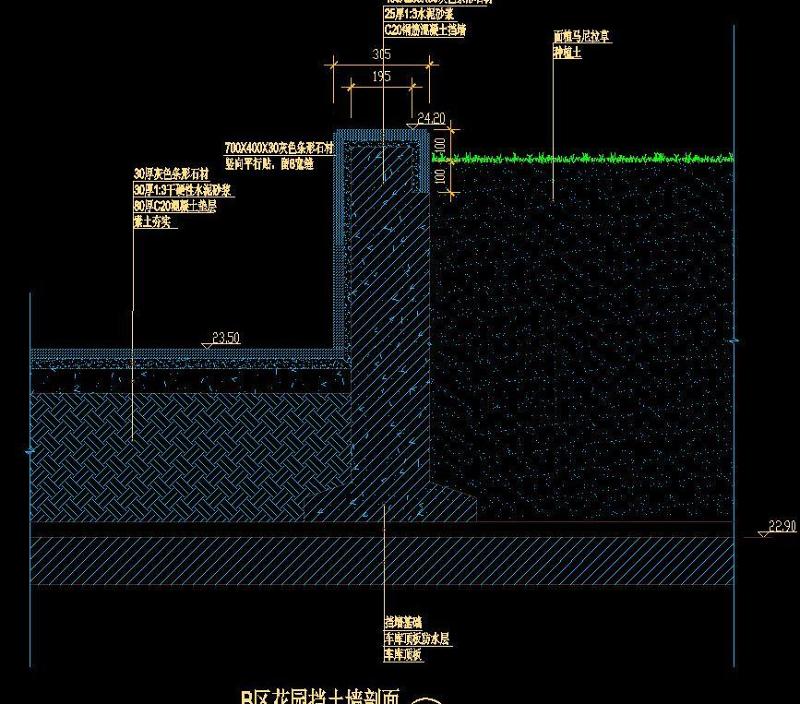 <a href=https://www.yitu.cn/sketchup/huayi/index.html target=_blank class=infotextkey>花</a>园挡土墙剖面图片