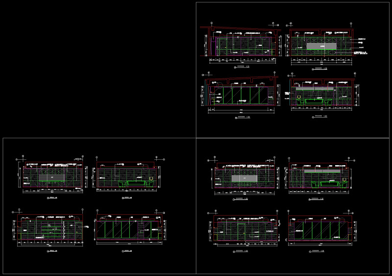 总裁<a href=https://www.yitu.cn/sketchup/bangongshi/index.html target=_blank class=infotextkey>办公室</a>装修立面图