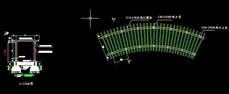 生态园景观<a href=https://www.yitu.cn/su/7784.html target=_blank class=infotextkey>廊架</a>施工图