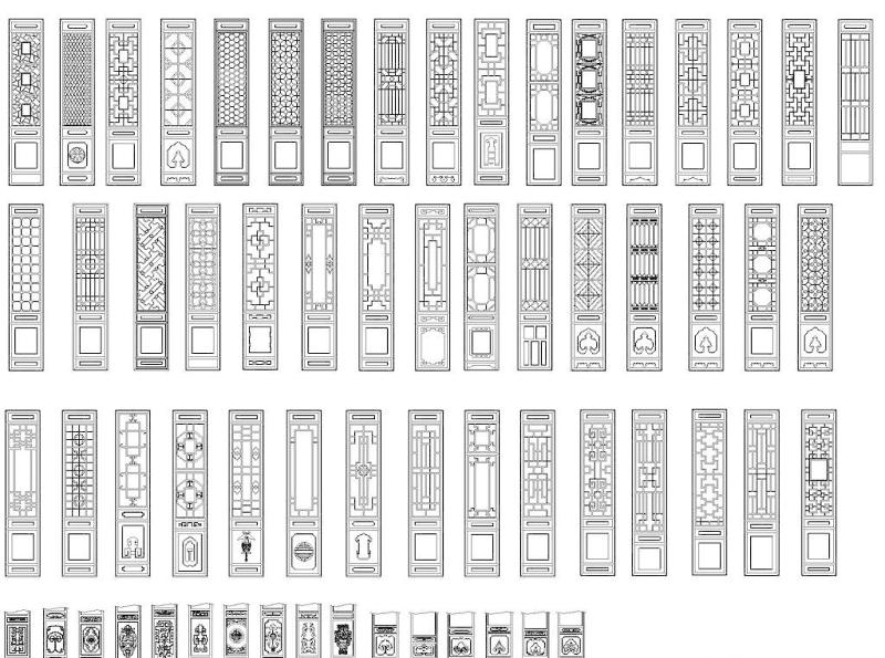 中式屏风 <a href=https://www.yitu.cn/sketchup/diaohua/index.html target=_blank class=infotextkey>雕<a href=https://www.yitu.cn/sketchup/huayi/index.html target=_blank class=infotextkey>花</a></a>