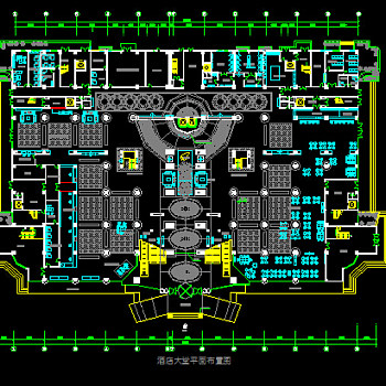 酒店大堂平面布置图