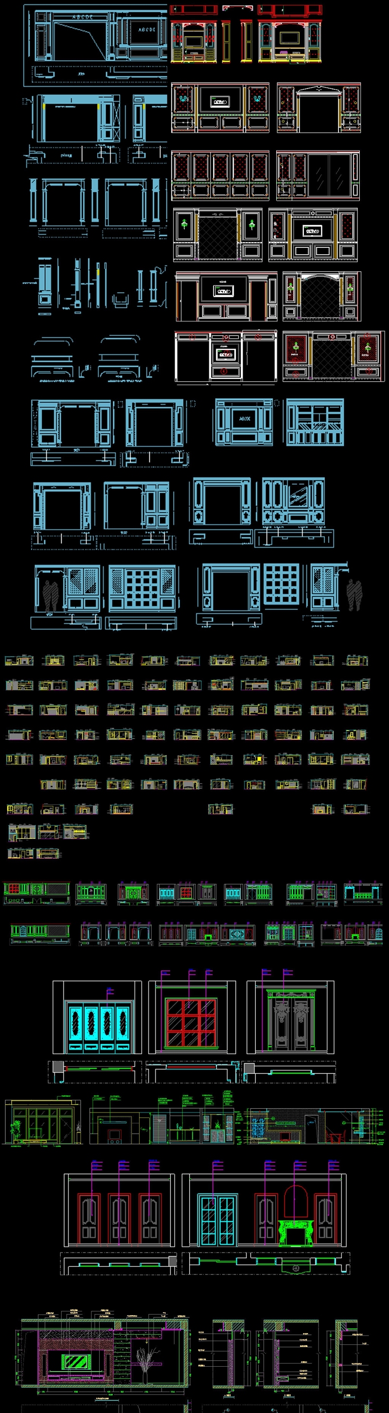 原创<a href=https://www.yitu.cn/sketchup/zhuangshigui/index.html target=_blank class=infotextkey><a href=https://www.yitu.cn/su/7941.html target=_blank class=infotextkey>装饰</a>柜</a>护墙板<a href=https://www.yitu.cn/su/7226.html target=_blank class=infotextkey>电视</a><a href=https://www.yitu.cn/su/7944.html target=_blank class=infotextkey>背景</a>墙CAD图库