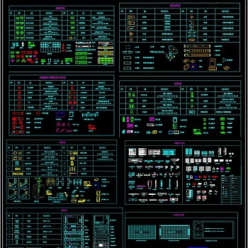 原创弱电自动智能化系统图块cad