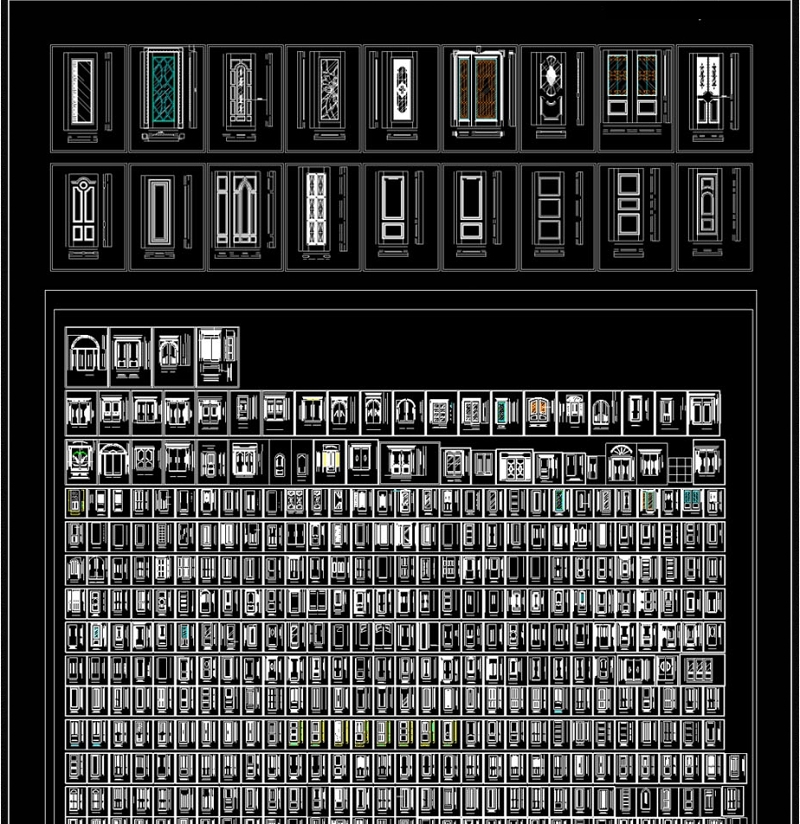 整木定制护墙板<a href=https://www.yitu.cn/su/7944.html target=_blank class=infotextkey>背景</a>墙CAD图库