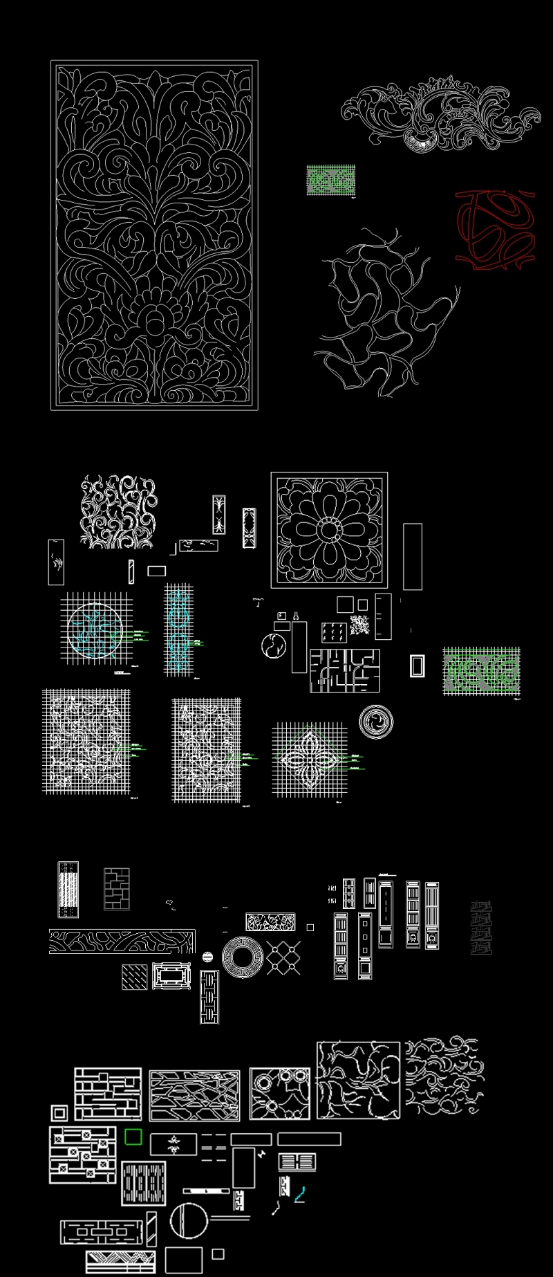 CAD中式<a href=https://www.yitu.cn/sketchup/diaohua/index.html target=_blank class=infotextkey>雕<a href=https://www.yitu.cn/sketchup/huayi/index.html target=_blank class=infotextkey>花</a></a>图案大全中式<a href=https://www.yitu.cn/sketchup/diaohua/index.html target=_blank class=infotextkey>雕<a href=https://www.yitu.cn/sketchup/huayi/index.html target=_blank class=infotextkey>花</a></a>屏风隔断