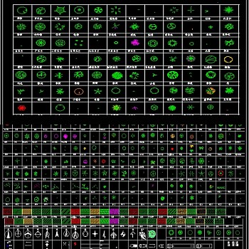 2019植物图例汇总CAD图库