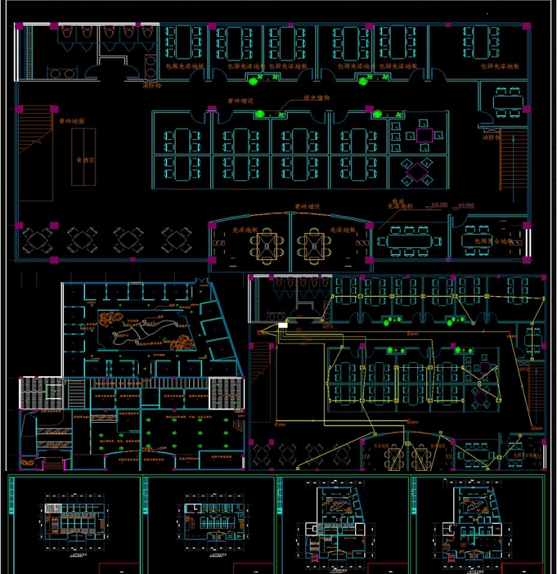 全套<a href=https://www.yitu.cn/su/7680.html target=_blank class=infotextkey>精致</a><a href=https://www.yitu.cn/sketchup/kafeiting/index.html target=_blank class=infotextkey><a href=https://www.yitu.cn/su/7923.html target=_blank class=infotextkey>咖啡厅</a></a>CAD施工图