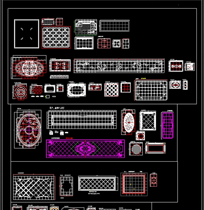 腰线角<a href=https://www.yitu.cn/sketchup/huayi/index.html target=_blank class=infotextkey>花</a><a href=https://www.yitu.cn/su/5628.html target=_blank class=infotextkey>水</a>刀拼<a href=https://www.yitu.cn/sketchup/huayi/index.html target=_blank class=infotextkey>花</a>CAD图库