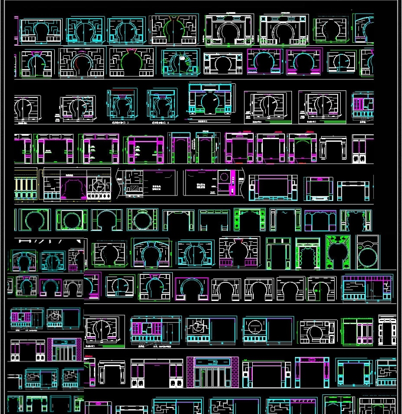 新<a href=https://m.yitu.cn/su/zhongshibogujia.html target=_blank class=infotextkey>中式<a href=https://www.yitu.cn/sketchup/bogujia/index.html target=_blank class=infotextkey>博古架</a></a>博古柜CAD图库