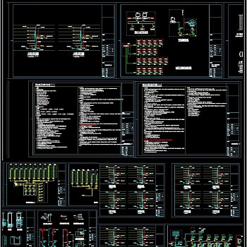 CAD弱电系统图