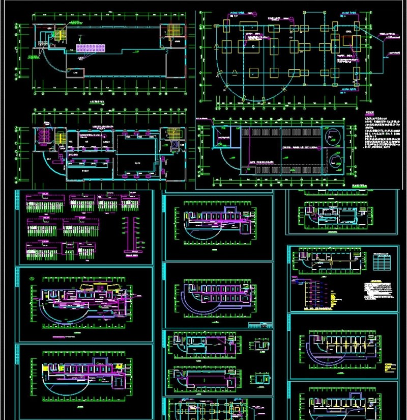 CAD供电局电气设计图