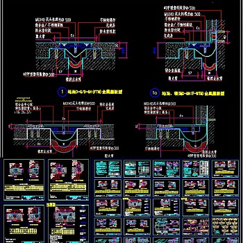 CAD变形缝装置规范图集