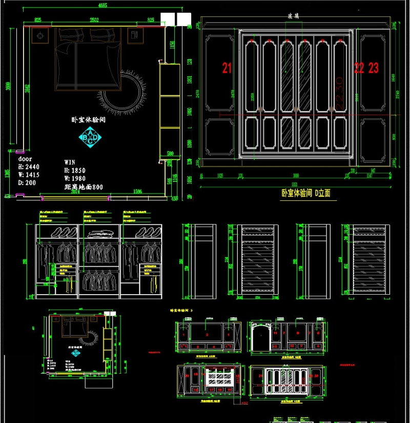 <a href=https://www.yitu.cn/su/7699.html target=_blank class=infotextkey>法式</a>护墙板欧式护墙板CAD