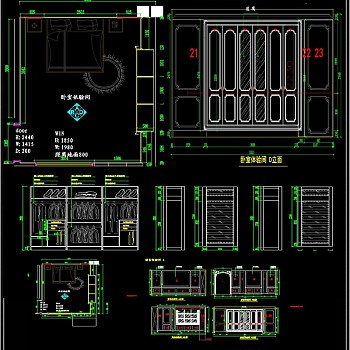 法式护墙板欧式护墙板CAD