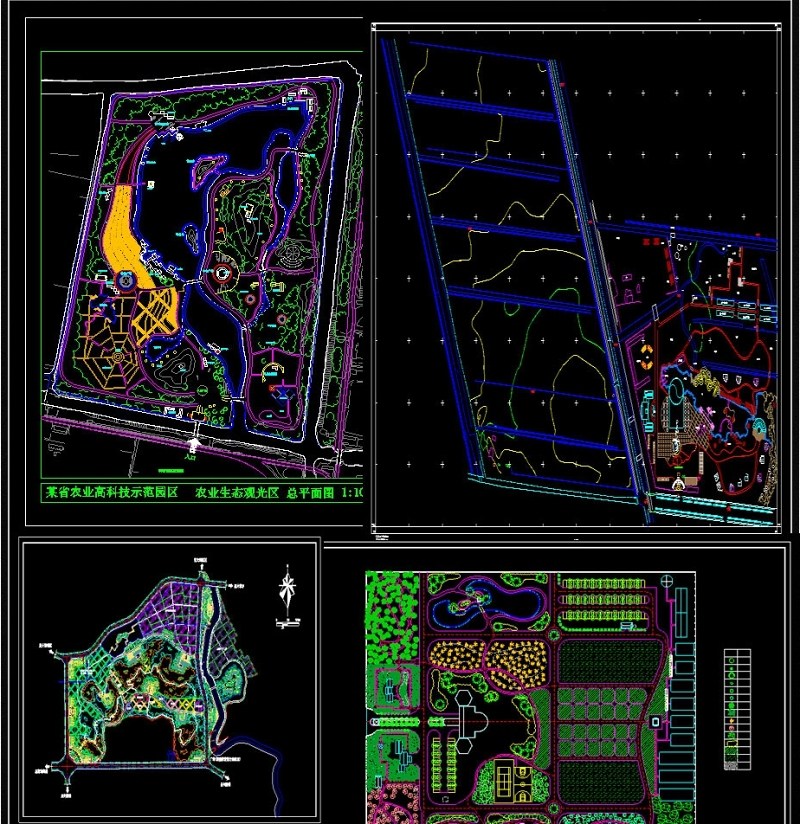 绿地CAD规划设计图