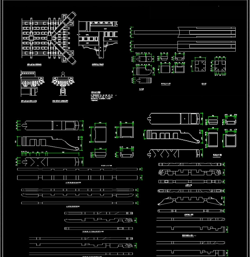 全套整理拼<a href=https://www.yitu.cn/sketchup/huayi/index.html target=_blank class=infotextkey>花</a>CAD图集