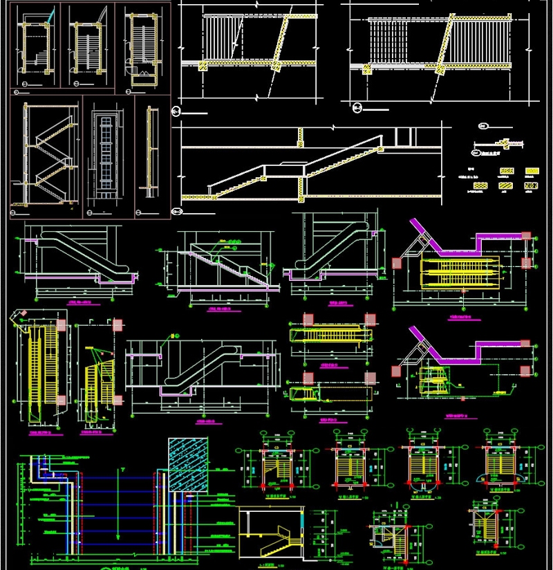 原创整套<a href=https://www.yitu.cn/sketchup/louti/index.html target=_blank class=infotextkey><a href=https://www.yitu.cn/su/6782.html target=_blank class=infotextkey><a href=https://www.yitu.cn/su/8159.html target=_blank class=infotextkey>楼</a>梯</a></a>大样CAD图库