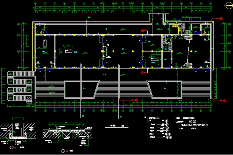 原创某殡仪馆CAD建筑施工图