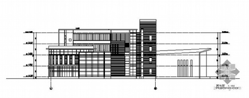 无锡惠<a href=https://www.yitu.cn/su/8101.html target=_blank class=infotextkey>山</a>某<a href=https://www.yitu.cn/sketchup/xuexiao/index.html target=_blank class=infotextkey>学校</a>规划区图书馆建筑结构方案图