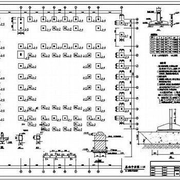 某框架古建祠堂结构设计图