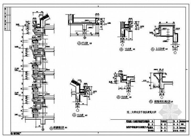 某落<a href=https://www.yitu.cn/su/7872.html target=_blank class=infotextkey>地</a>飘<a href=https://www.yitu.cn/sketchup/chuang/index.html target=_blank class=infotextkey>窗</a>节点构造详图