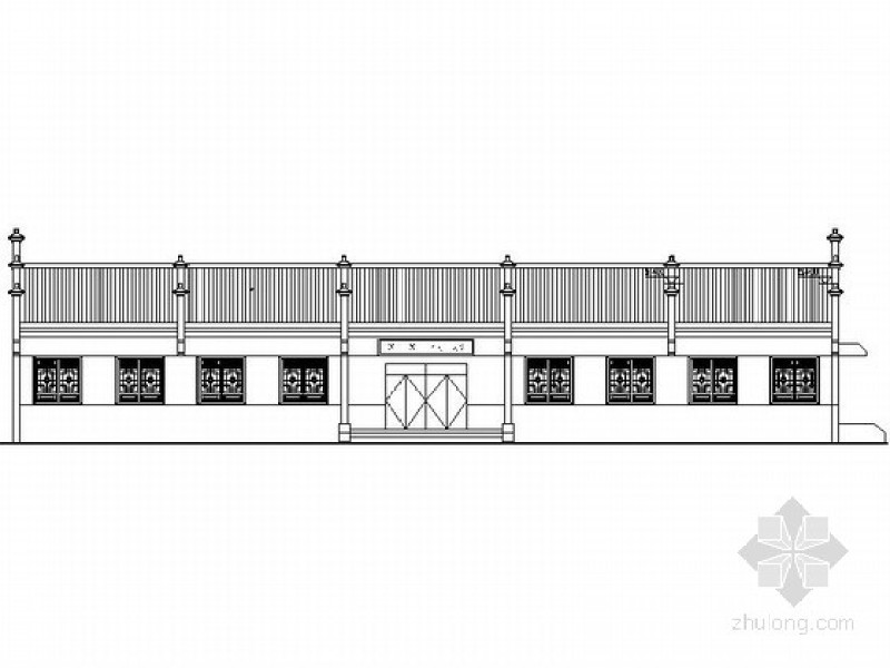 某祠堂建筑施工图