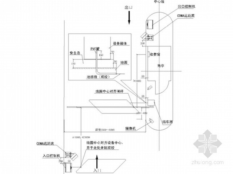 大型<a href=https://www.yitu.cn/sketchup/tingchechang/index.html target=_blank class=infotextkey><a href=https://www.yitu.cn/su/7668.html target=_blank class=infotextkey>停车场</a></a>翼闸门禁安装管线全套电气<a href=https://www.yitu.cn/su/7937.html target=_blank class=infotextkey>图纸</a>