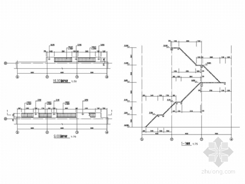 RH炉煤气干法布袋除尘系统<a href=https://www.yitu.cn/su/8010.html target=_blank class=infotextkey>平台</a>结构施工图（含建筑图）