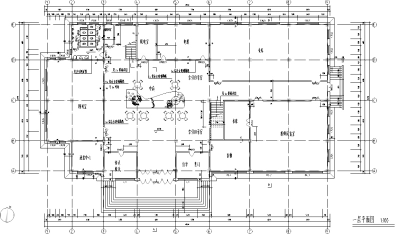 [福建]某五层<a href=https://www.yitu.cn/sketchup/xuexiao/index.html target=_blank class=infotextkey>学校</a>图书馆<a href=https://www.yitu.cn/su/7590.html target=_blank class=infotextkey>设计</a>施工图