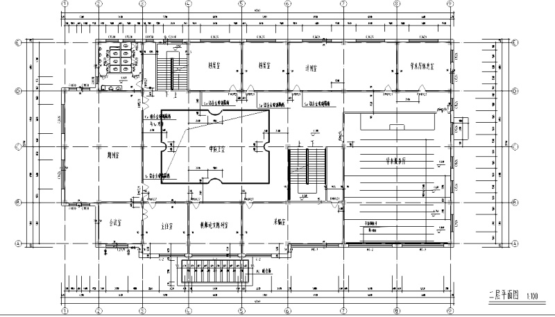 [福建]某五层<a href=https://www.yitu.cn/sketchup/xuexiao/index.html target=_blank class=infotextkey>学校</a>图书馆<a href=https://www.yitu.cn/su/7590.html target=_blank class=infotextkey>设计</a>施工图