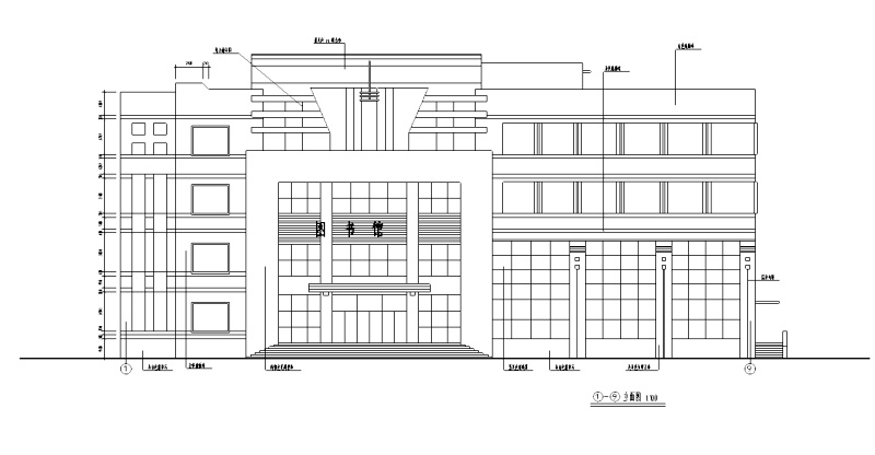 [福建]某五层<a href=https://www.yitu.cn/sketchup/xuexiao/index.html target=_blank class=infotextkey>学校</a>图书馆<a href=https://www.yitu.cn/su/7590.html target=_blank class=infotextkey>设计</a>施工图